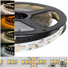 DEMODU® PREMIUM 24V LED Streifen Tri-color CCT 5m 252...