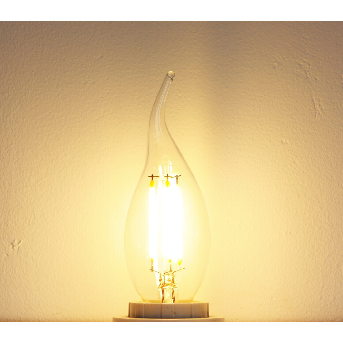 E14 LED Leuchtmittel Windstoß 40, € 4W warmweiß 3000K Filament Lampe 4,01 wie