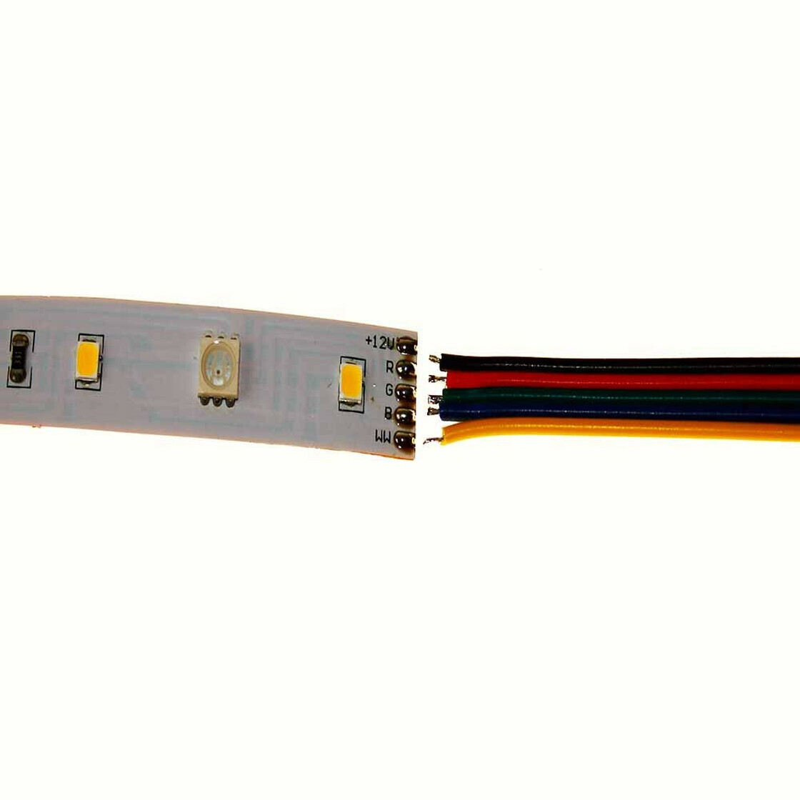 5 adrig LED RGBW Kabel Litze StripsVerbindungskabel